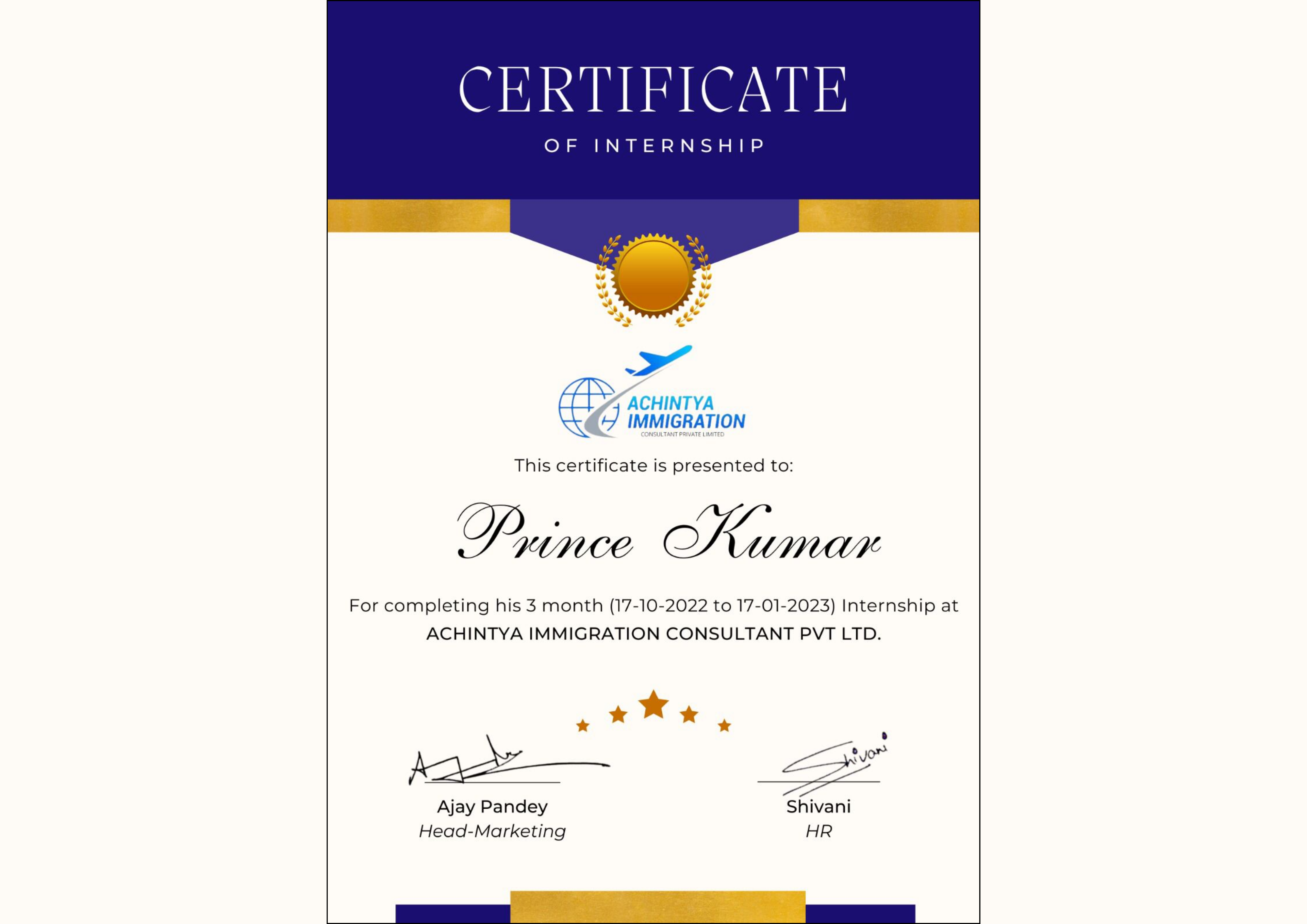 Achintya Immigration